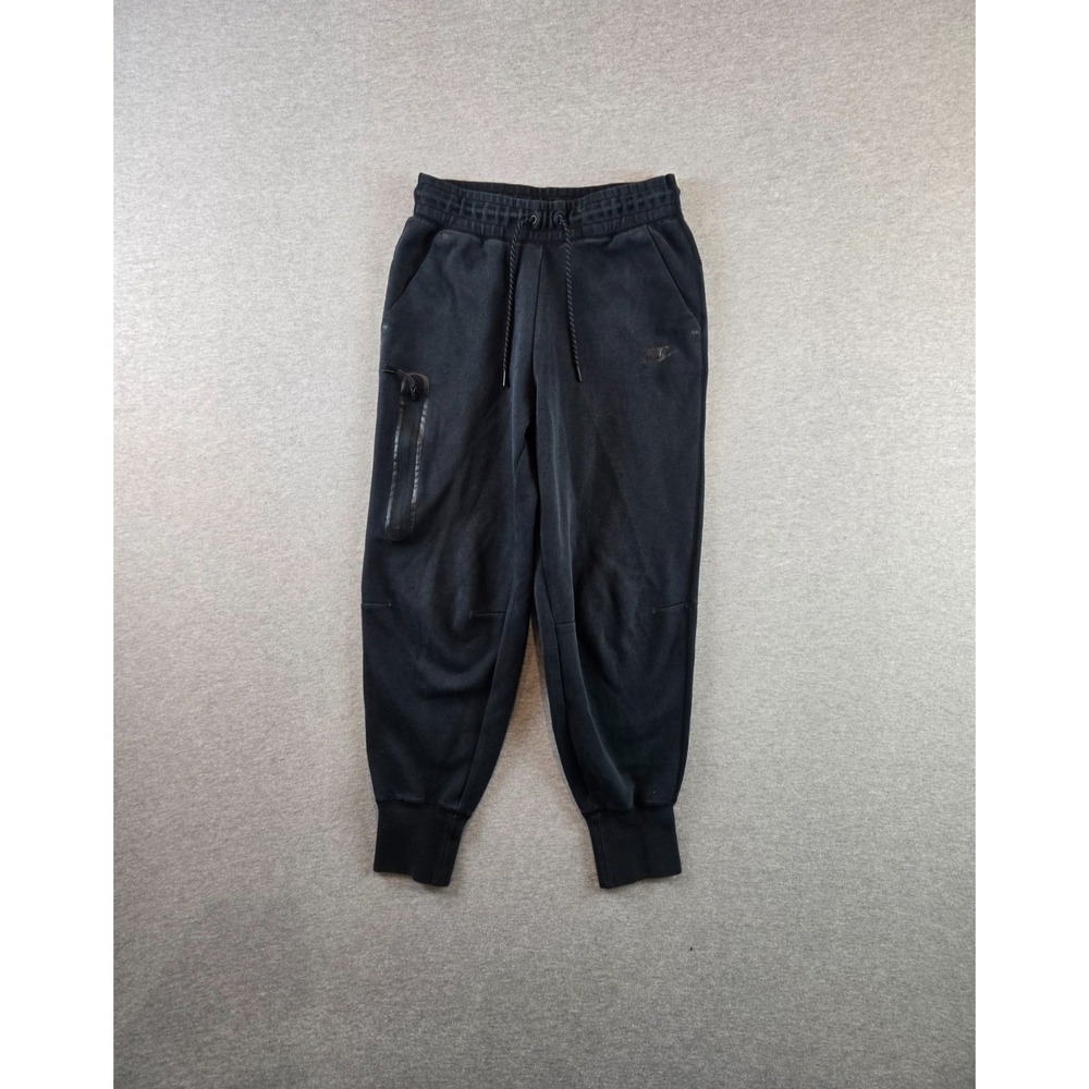 Nike Sportswear Tech Fleece Pants Women's S Black High Rise Drill CW4292-010